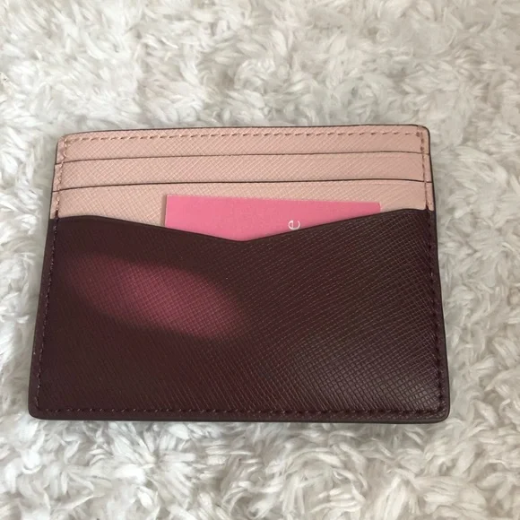 Kate Spade Staci Two-Tone Card Holder NEW - Picture 2 of 5